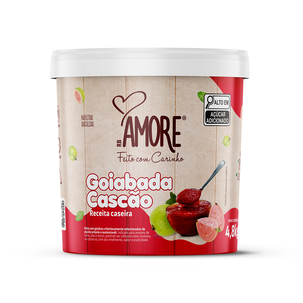 Goiabada Cascão Balde RB Amore 4,8kg
