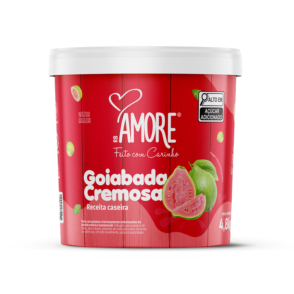 Goiabada Cremosa Balde RB Amore4,8kg