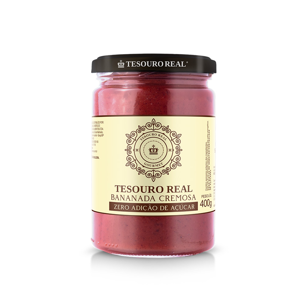 Bananada Zero Tesouro Real 400g