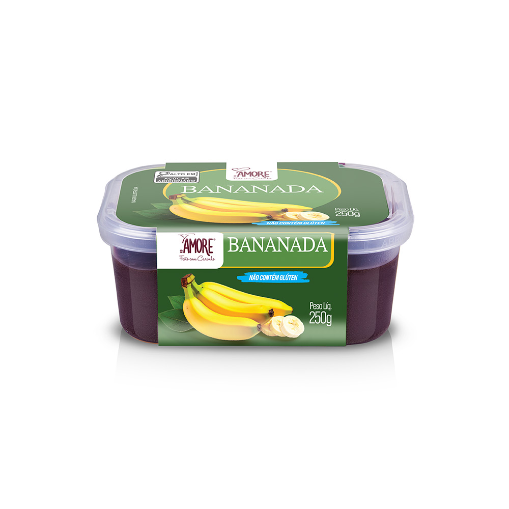Bananada de Corte Bandejado RB Amore 250g