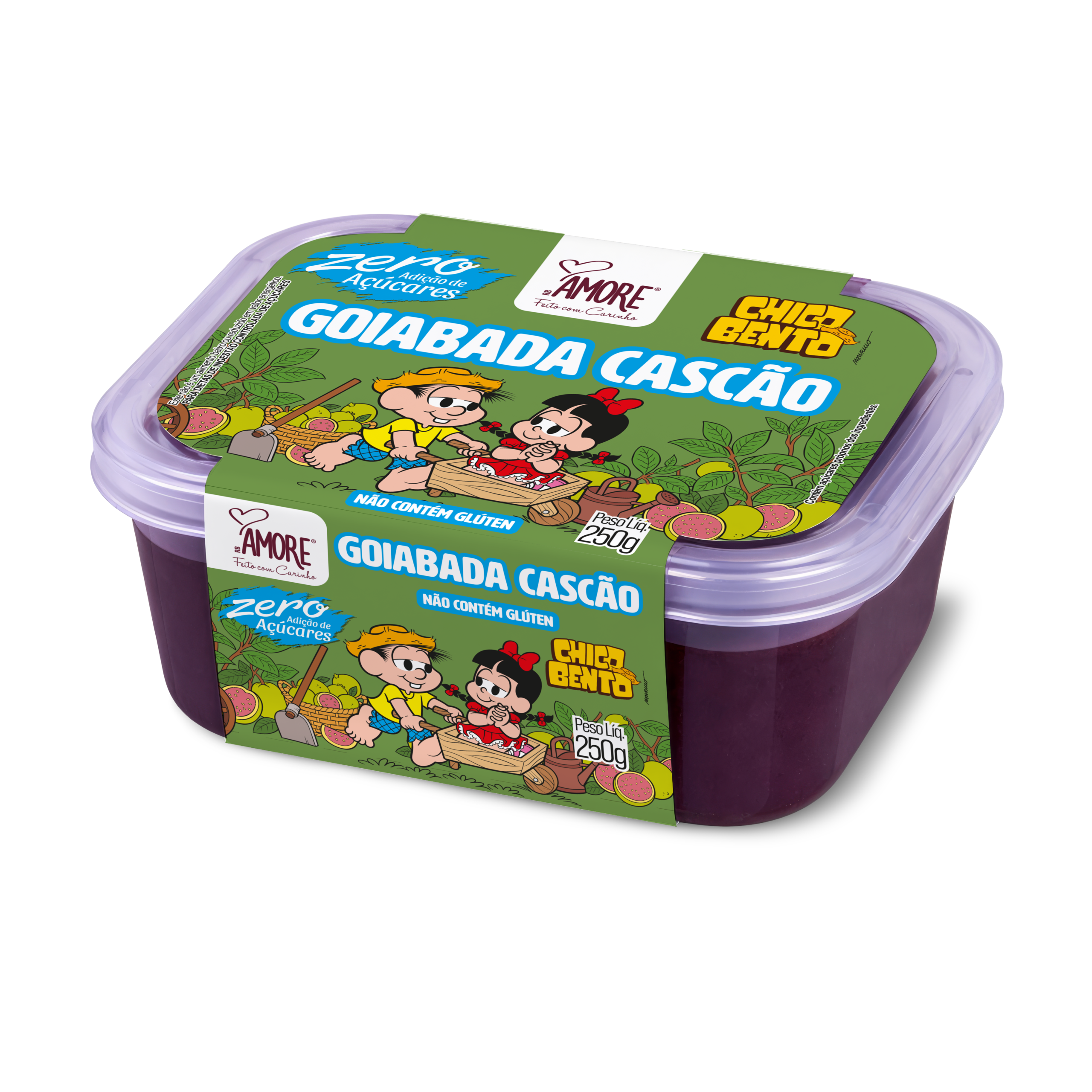 Goiabada Cascão Zero Bandejado RB Amore 250g