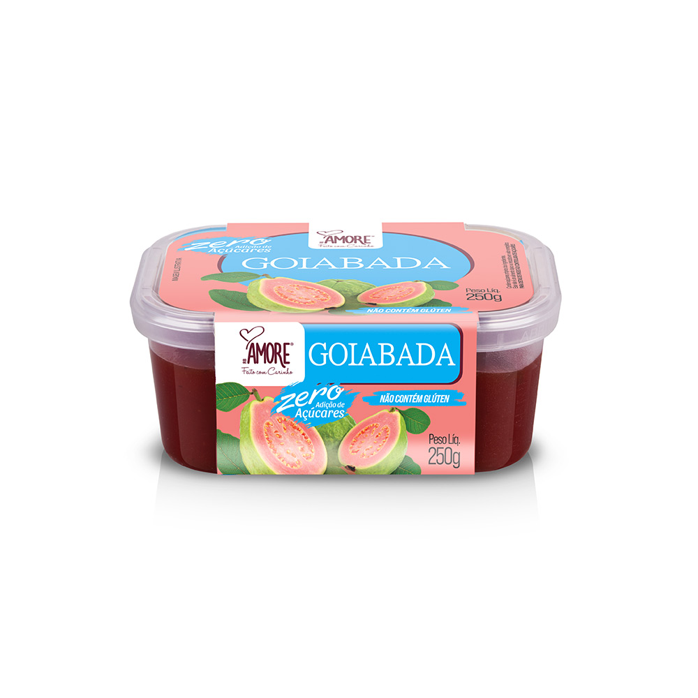 Goiabada de Corte Zero Bandejado RB Amore 250g