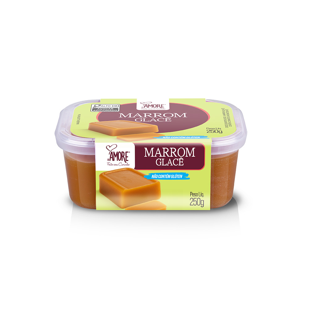 Marrom Glacê de Corte Bandejado RB Amore 250g