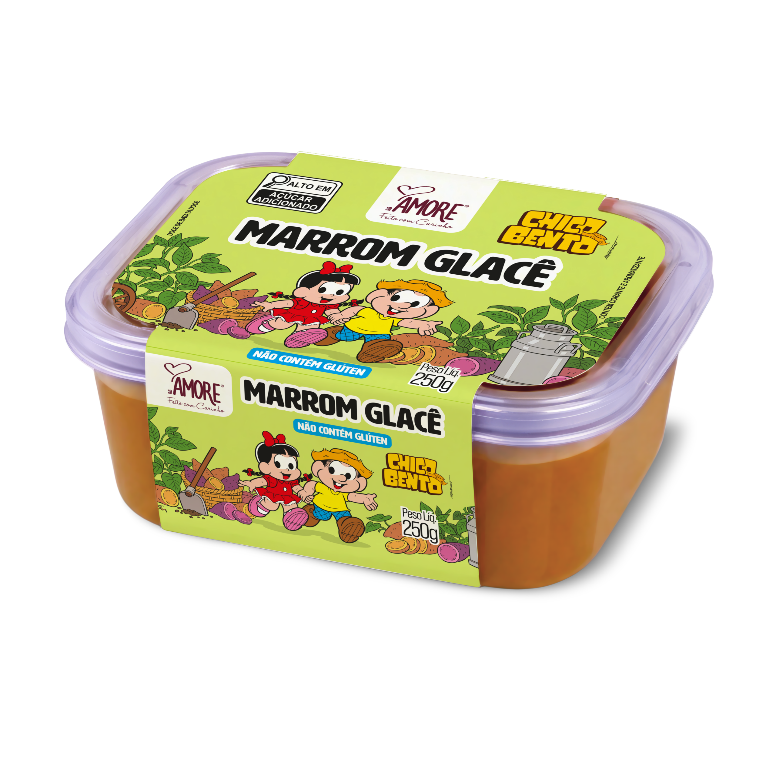 Marrom Glacê de Corte Bandejado RB Amore 250g