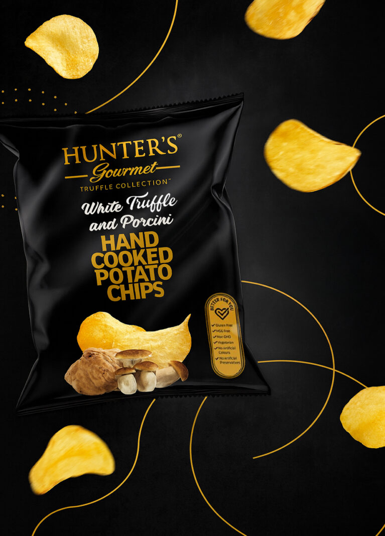 A sofisticação dos cogumelos porcini combinada ao aroma marcante da trufa branca.