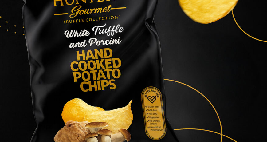 A sofisticação dos cogumelos porcini combinada ao aroma marcante da trufa branca.