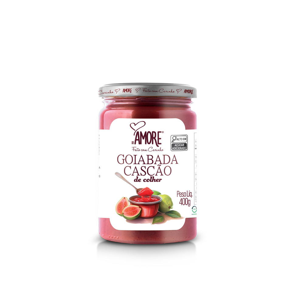 Goiabada Cremosa Cascão de Colher Premium RB Amore 400g