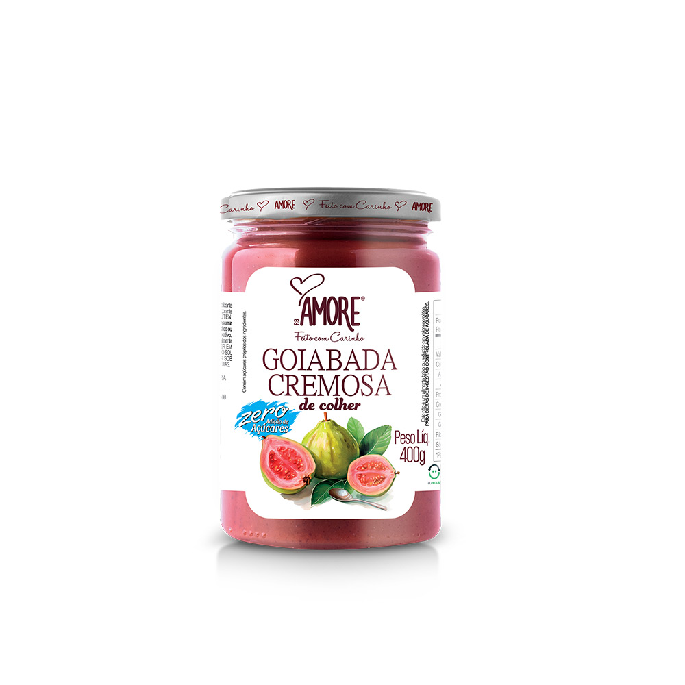 Goiabada Cremosa de Colher Premium Zero RB Amore 400g