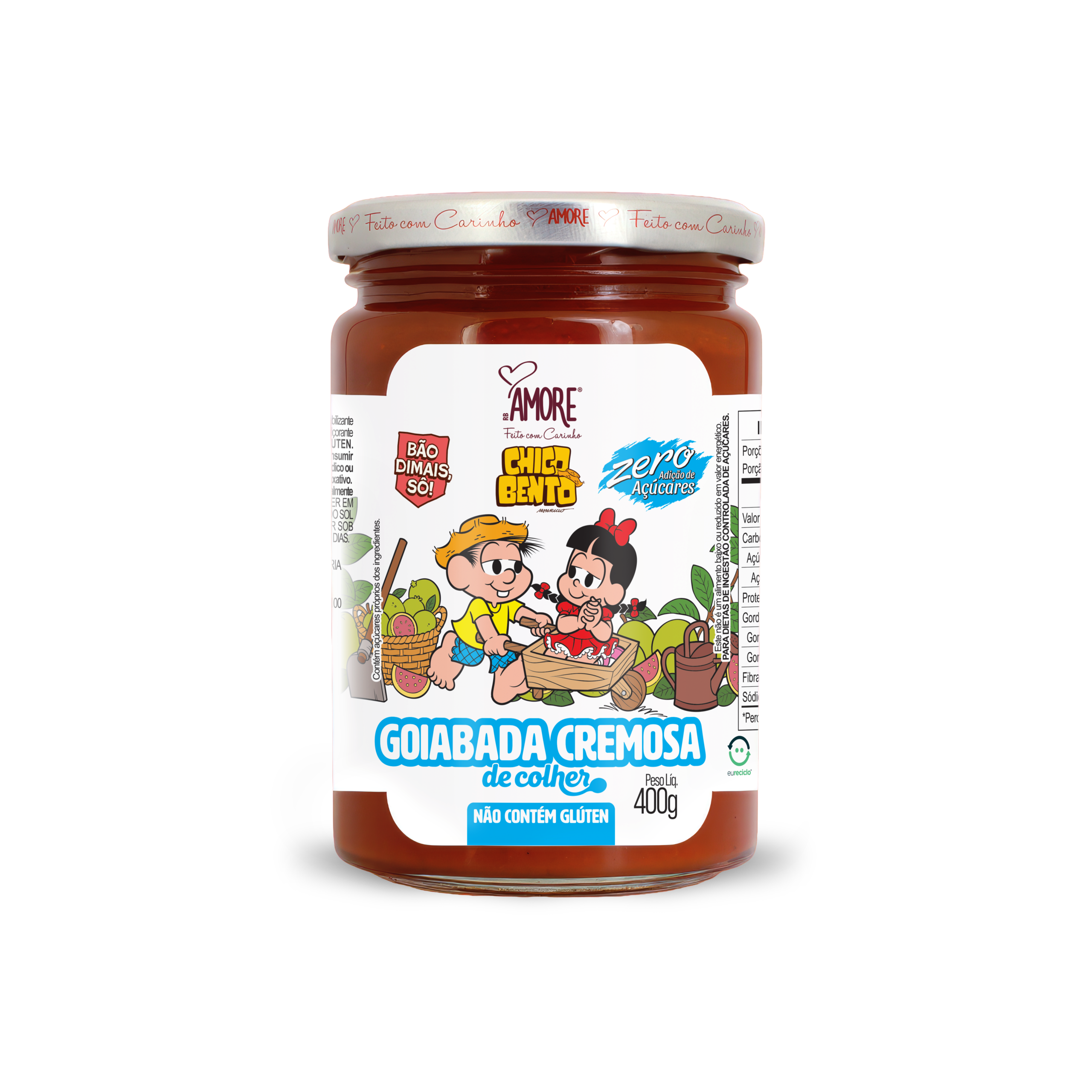 Goiabada Cremosa de Colher Premium Zero RB Amore 400g
