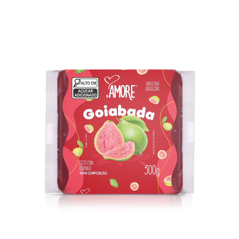 Goiabada Lisa de Corte Flowpack RB Amore 300g