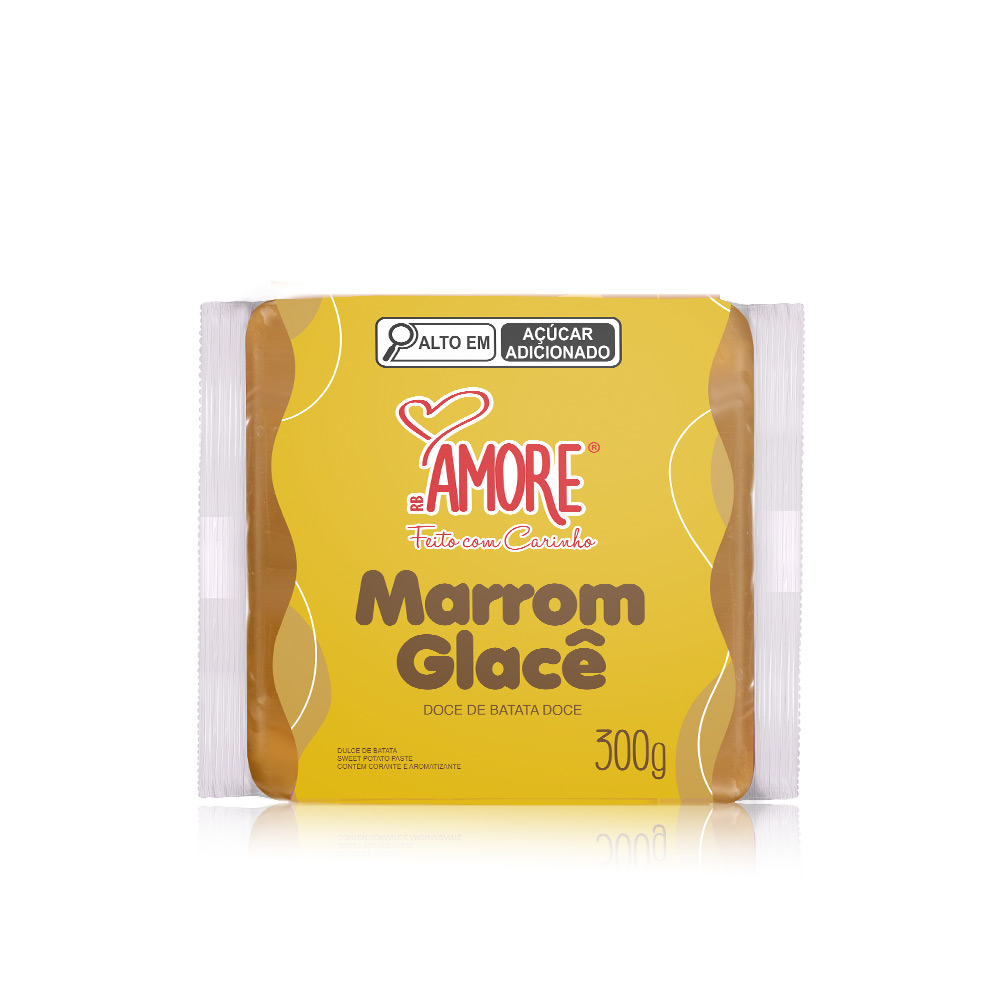Marrom Glace de Corte Flowpack RB Amore 300g