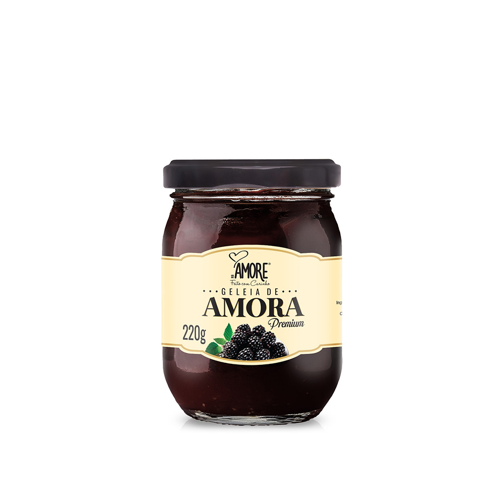 Geleia de Amora Premium RB Amore 220g