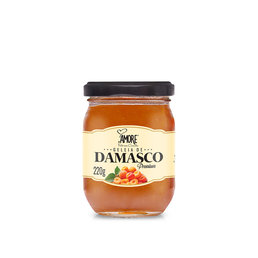 Geleia de Damasco Premium RB Amore 220g