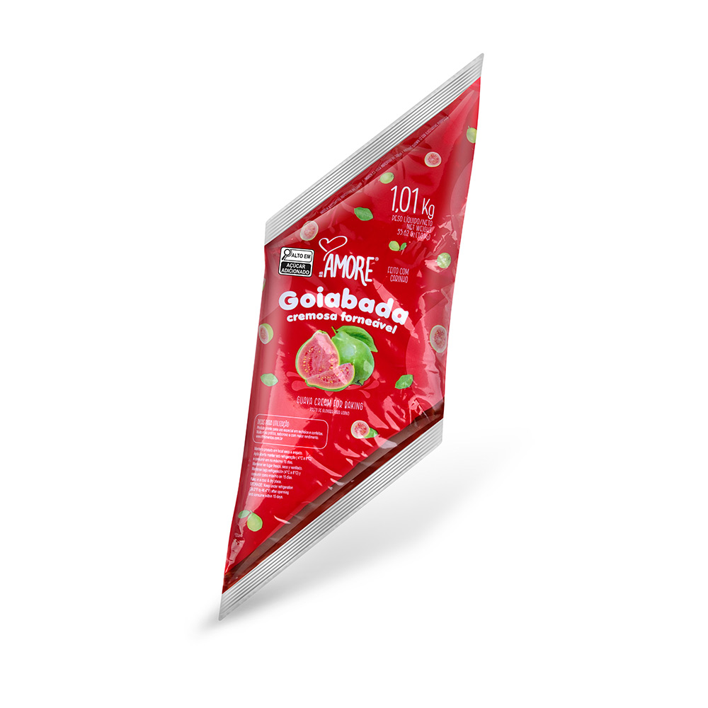 Goiabada Cremosa Forneável Bisnaga RB Amore 1,01 Kg