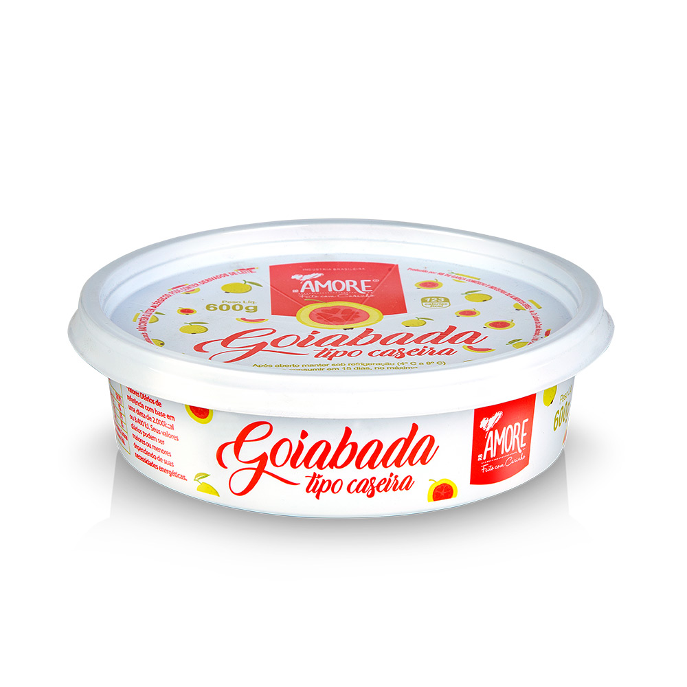 Goiabada Lisa de Corte Poli RB Amore 600g