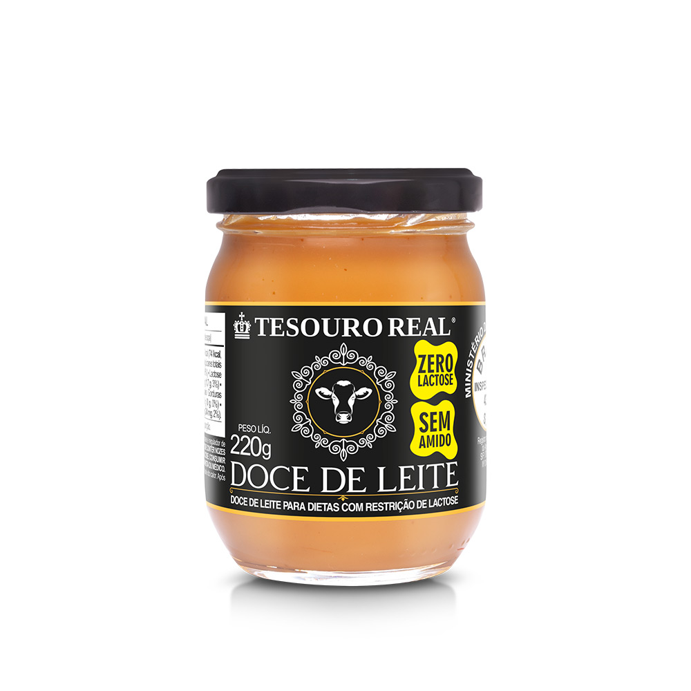 Doce de Leite Sem Lactose Tesouro Real 220g