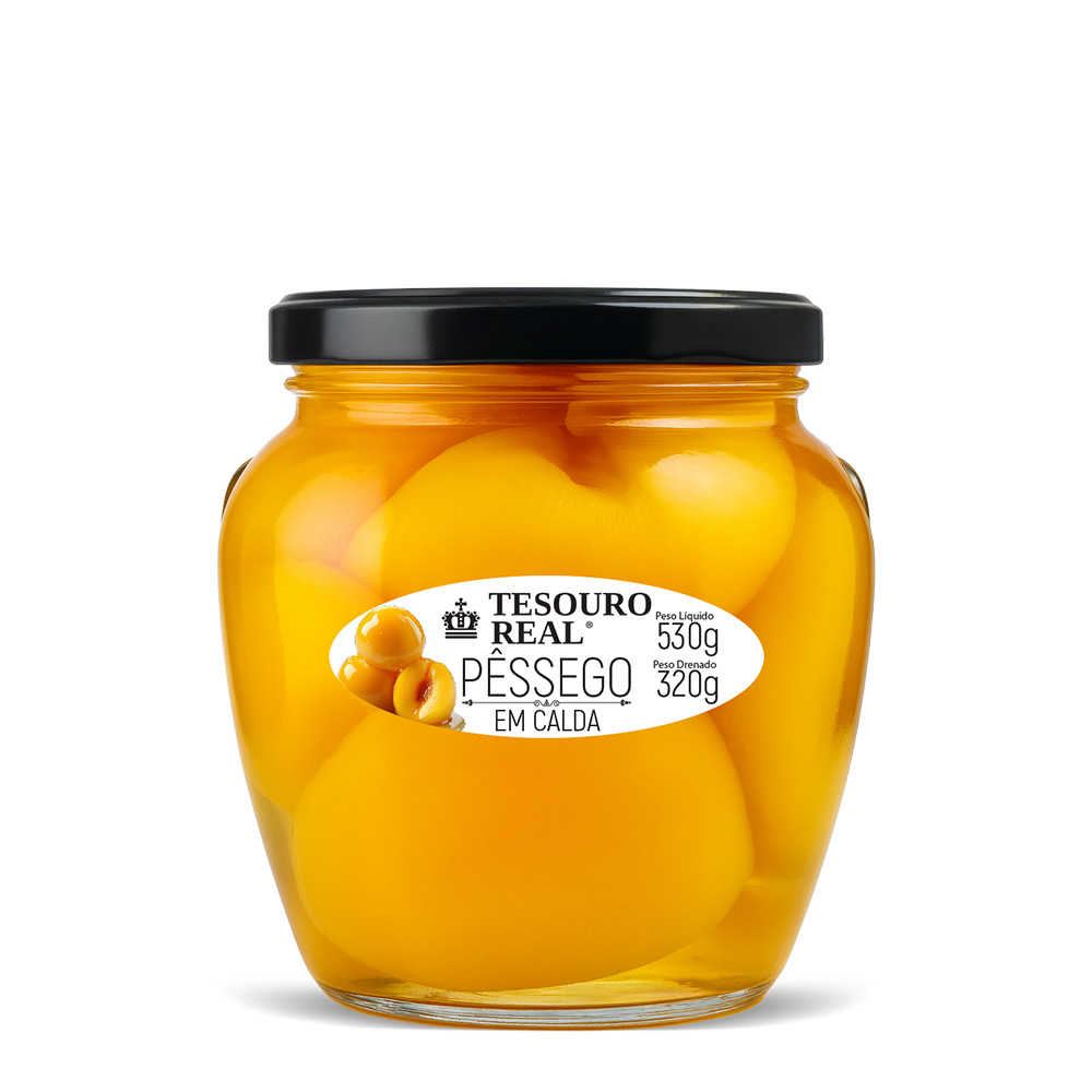 Pêssego em Calda 530g Tesouro Real