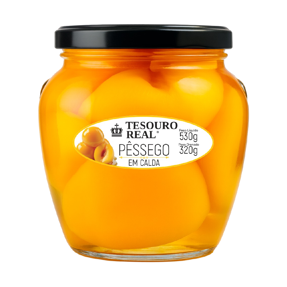 Pêssego em Calda 530g Tesouro Real