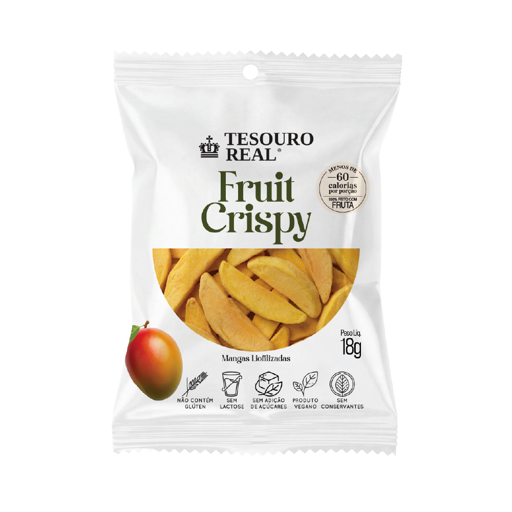 Fruit Crispy de Manga Tesouro Real 18g