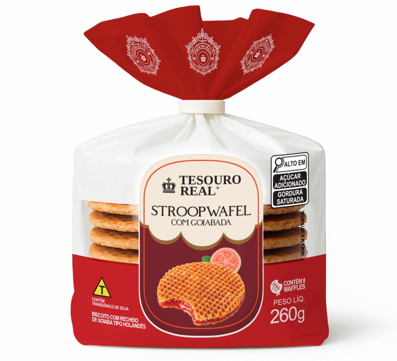 Stroopwafel Tesouro Real de Goiabada 260g