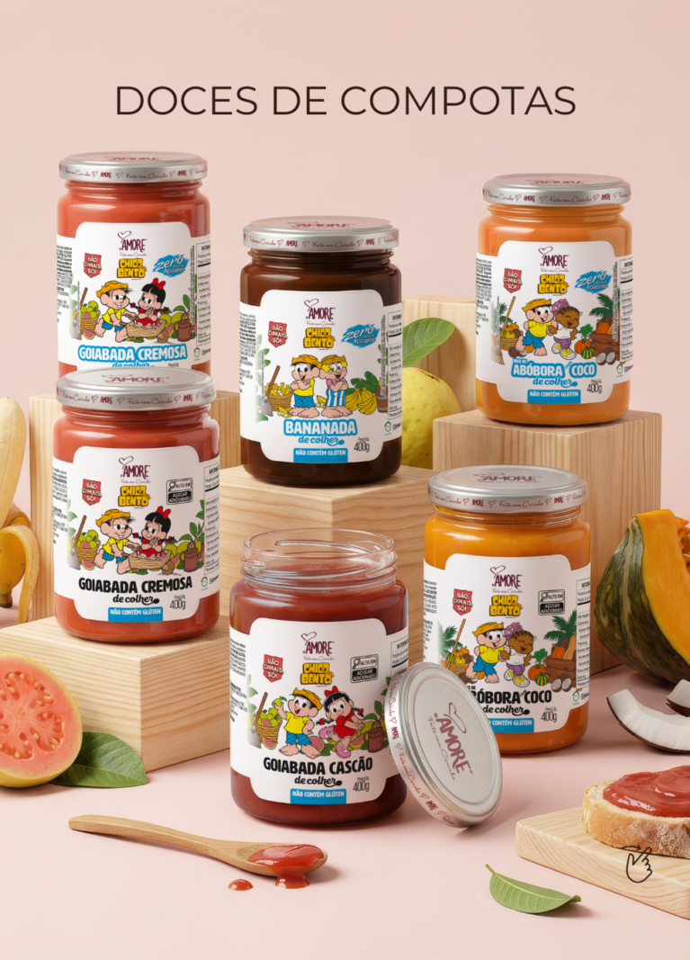 A RB Amore apresenta sua nova linha de produtos licenciados com Chico Bento e sua turma, em parceria com a Mauricio de Sousa Produções, unindo sabor, tradição e brasilidade.