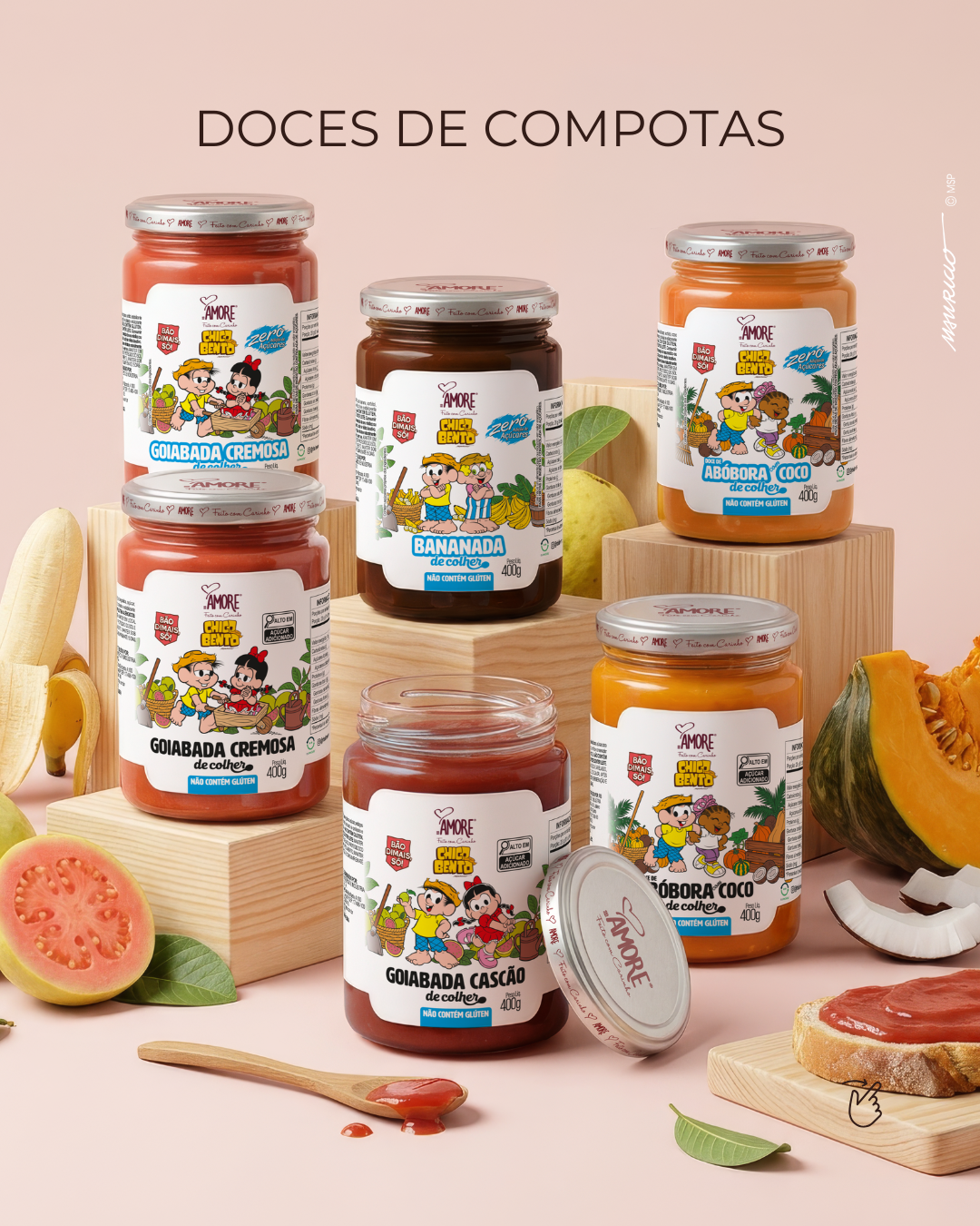 A RB Amore apresenta sua nova linha de produtos licenciados com Chico Bento e sua turma, em parceria com a Mauricio de Sousa Produções, unindo sabor, tradição e brasilidade.